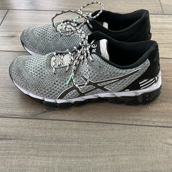 ASICS Gel Quantum 360 5 knit white/black size 9.5 - Picture 4 of 6